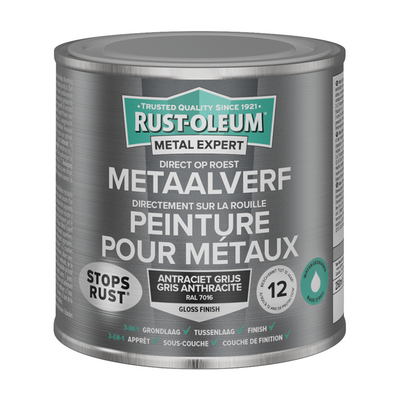 Rust-oleum 1071322 - metal paint-hg - ral7016 -250mldirect on rust | 1 pc