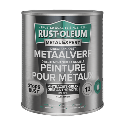 Rust-oleum 1071323 - metal paint-hg - ral7016 -750mldirect on rust | 1 pc