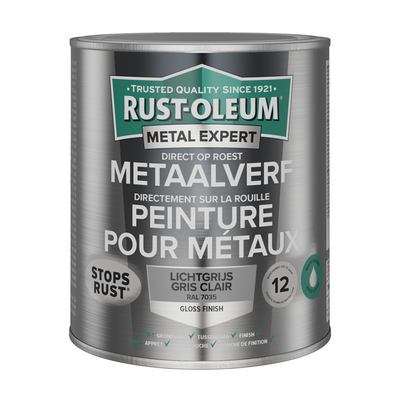 Rust-oleum 1071325 - metal paint-hg - ral7035-750ml directly on rust | 1 pc