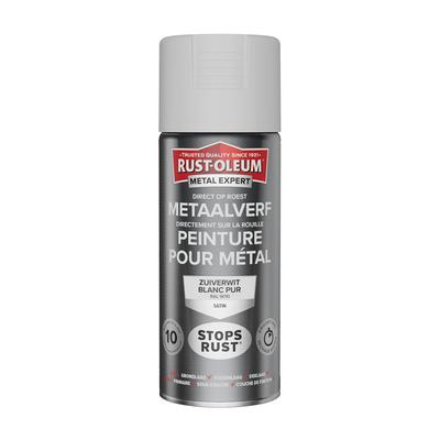 Rust-oleum 1071329 - metal paint -zg -ral9010 -400mldirect on rust | 1 pc