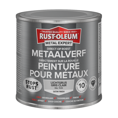 Rust-oleum 1071334 - metal paint -zg -ral7035 -250mldirect on rust | 1 pc