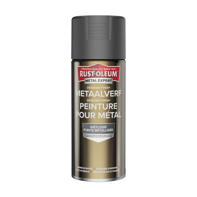 Rust-oleum 1071377 - metaalverf - gietijzer - 400m metal expert designer finish | 1 stuks
