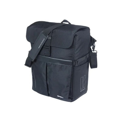 Basil Bolso de hombro para bicicletas MOVE MIK PUNTOS 14 litros 14 x 24 x 34 cm Negro