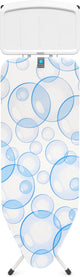 Brabantia perfect flow strijkplank c - voor stoomgenerator - 124 x 45 cm - bubbles