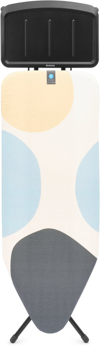 Asse da stiro Brabantia Perfect Flow c - per generatore di vapore - 124 x 45 cm - bolle a molla