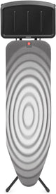 Brabantia strijkplank b - voor stoomgenerator - 124 x 38 cm - titan oval