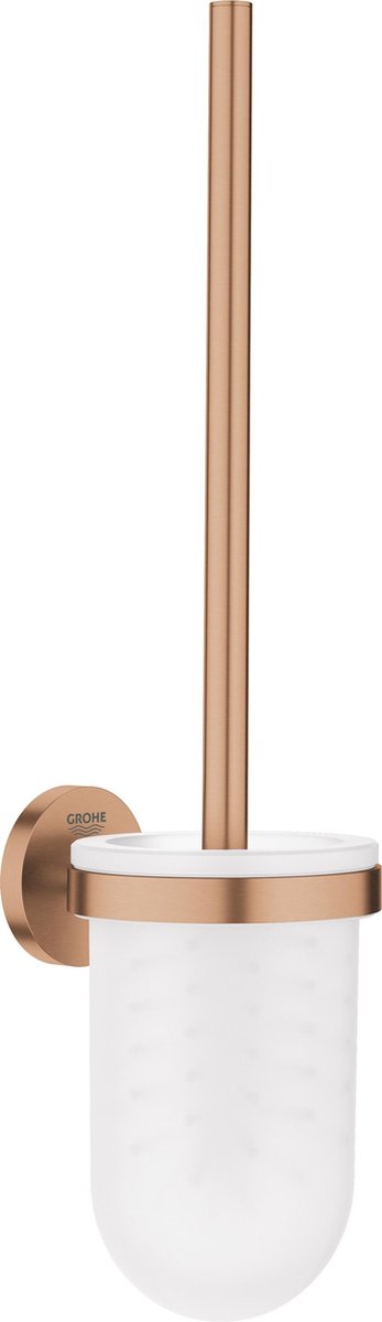 Set scopino WC Grohe Essentials - modello a parete - Sunset Gold (bronzo opaco)