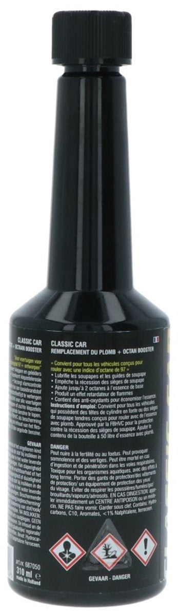 Sostituto del piombo per auto d'epoca 5 in 1: sostituto del piombo + potenziatore di ottano
