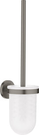 Grohe essentials toiletborstelset- wandmodel - hard graphite geborsteld (mat antraciet)