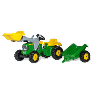 Rolly Toys Stair Tractor Rollykid John Deere Junior Green
