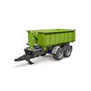 Bruder Trailer con sistema de brazo de gancho para tractores