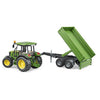 Bruder John Deere 5115m con trailer
