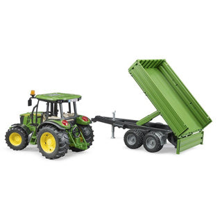 Bruder John Deere 5115m con trailer