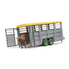 Carro de ganado Bruder con vaca