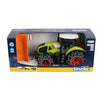 Bruder Tractor Claas Axion 950 con catene di neve e Team Magazine