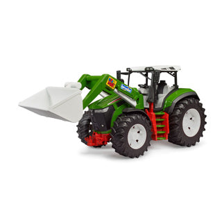 Bruder Roadmax Tractor con caricatore anteriore e kiepkar