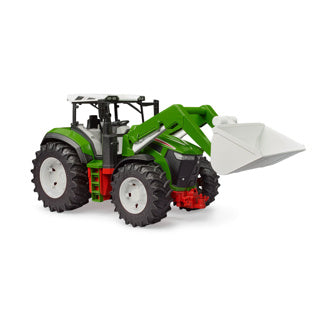 Bruder Roadmax Tractor con caricatore anteriore e kiepkar