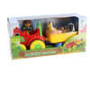 Tractor Preskool con animales en remolque con sonido | 2 piezas