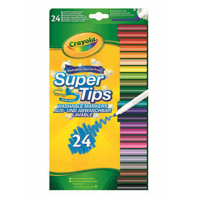 Crayola Felt -Tip Penne con Super Point, 24 °.