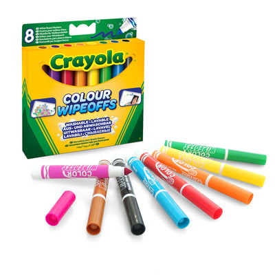 Crayola Color Wipoff Markers de pizarra, 8st.