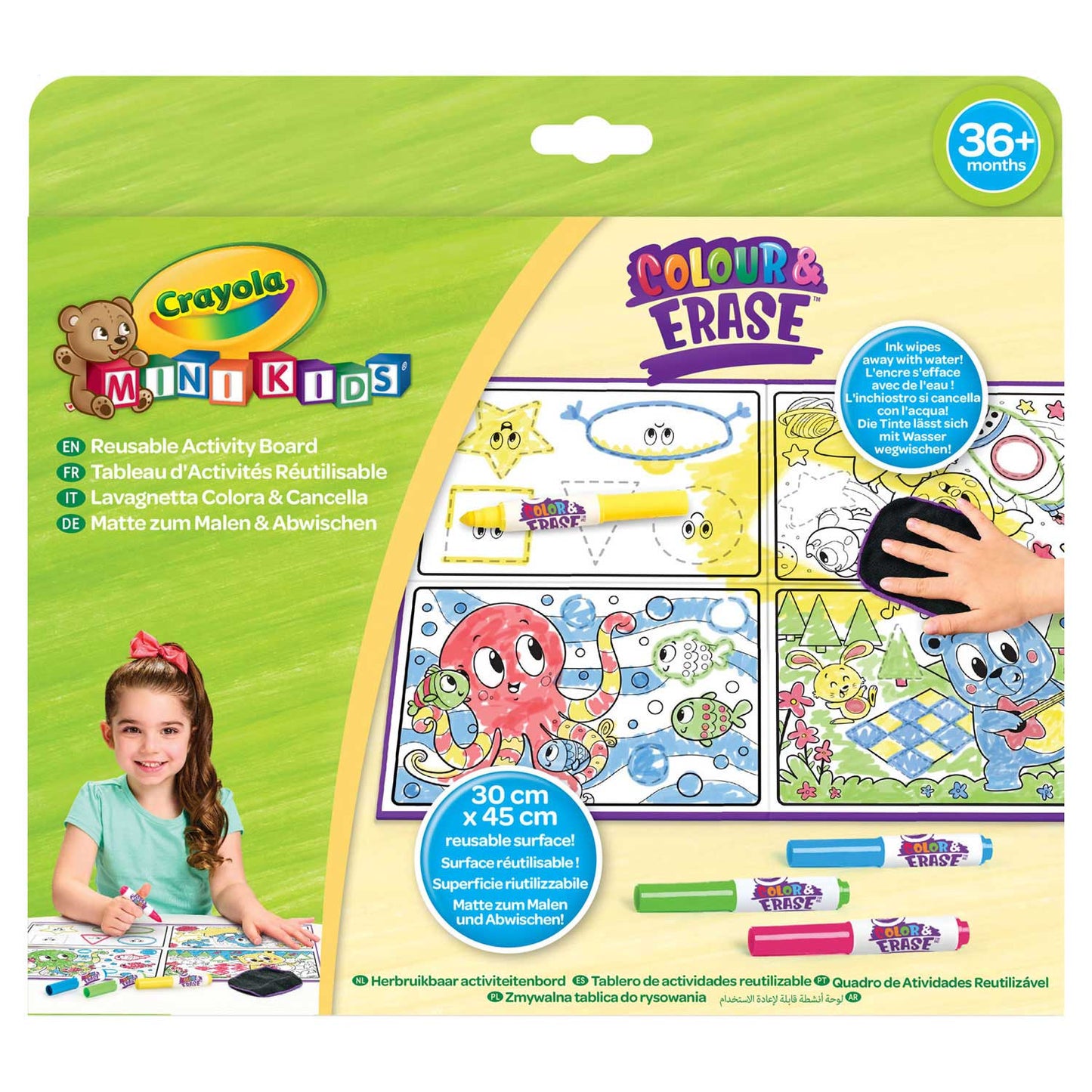 Crayola Mini Board de actividad reutilizable