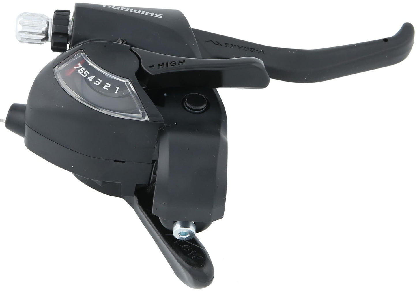 Verdeller Shimano (derecha) con palanca de freno 7 velocidad ST-EF41 Negro