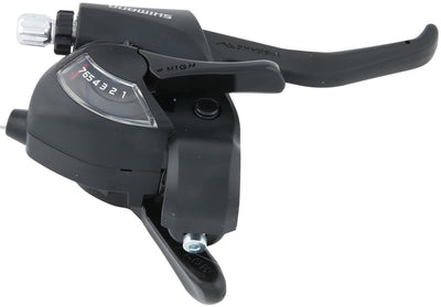 Verdeller Shimano (derecha) con palanca de freno 7 velocidad ST-EF41 Negro