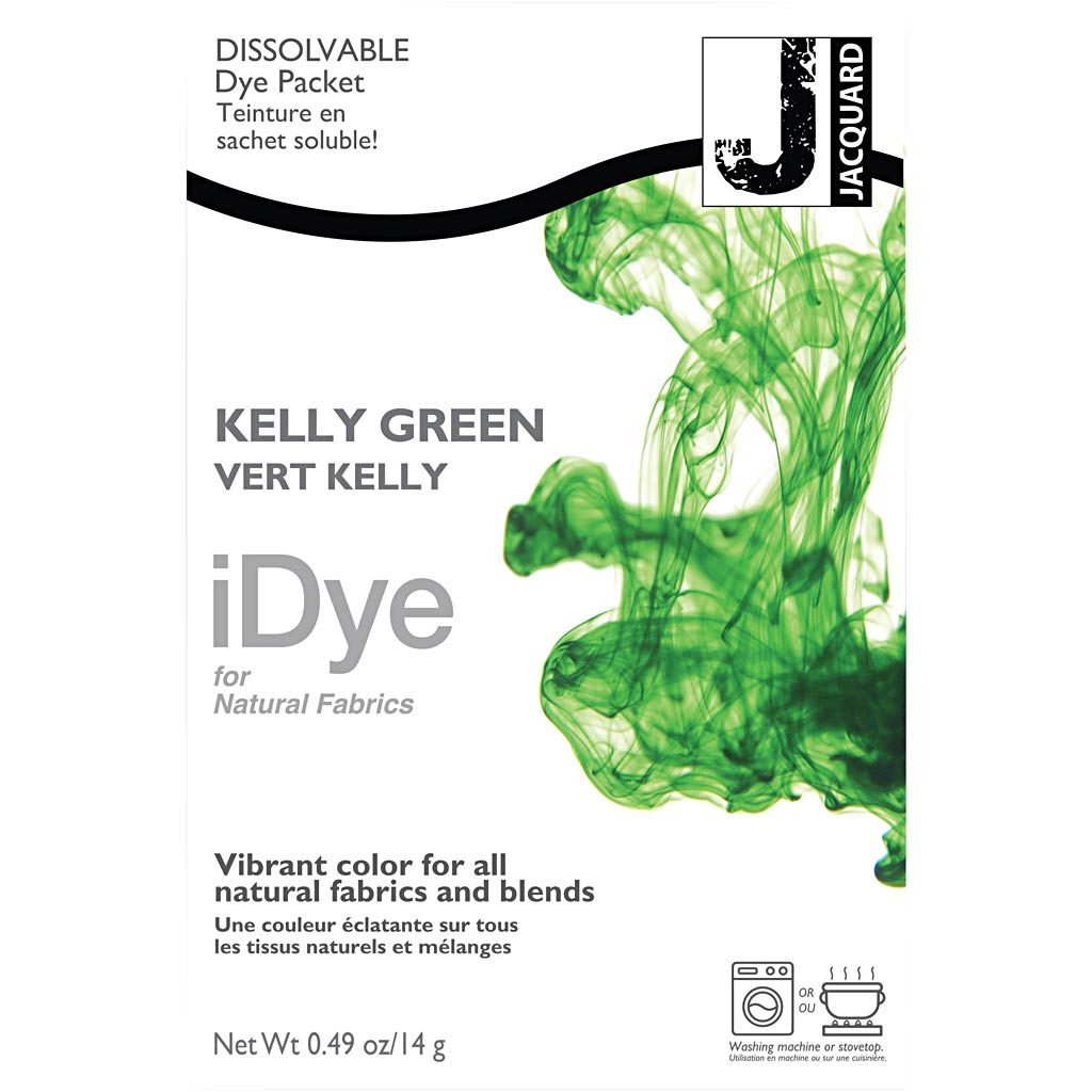 Idiota per tessuti naturali, verde erba, 14 gr 1 scatola