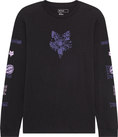 T-shirt premium con immagine della testa di volpe fantasma