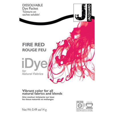 Idye para telas naturales, rojo cálido, 14 gr 1 caja