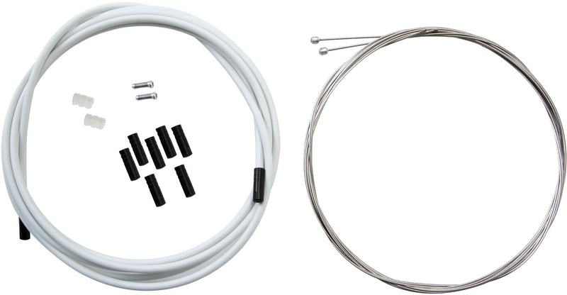 Contec schaltzug-set shift+ ct shift+ set stainless 1,1mx2275 mm white