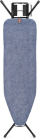 Asse da stiro Brabantia b - per ferro - 124 x 38 cm - blu denim