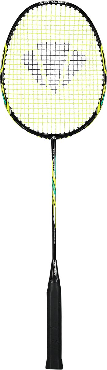 Carlton - tru storm fs 2000- black silver yellow green blue green- badminton racket