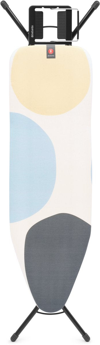 Brabantia ironing board b - for iron - 124 x 38 cm - spring bubbles