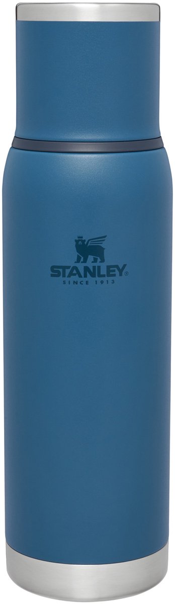Botella termo Stanley Adventure To-Go 1 l - 25 horas caliente - 27 horas frío - a prueba de fugas - tapa aislante - sin BPA - tapón vertedor para un vertido controlado - abyss