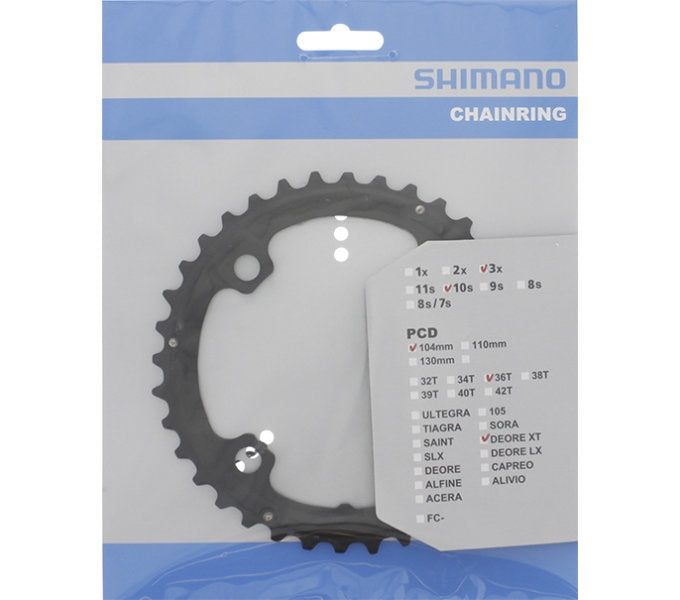 Shimano Chain Top DEORE LX 10V FC-T761 Y1MP98020 ZW. 36T