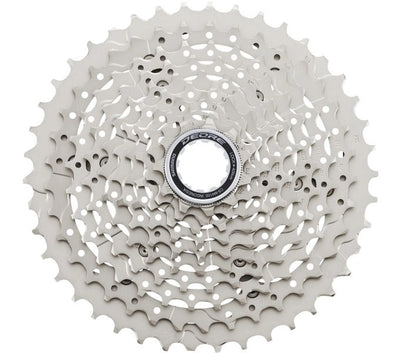 Shimano cassette 10 speed deore cs-m4100-a 11-42t - zilver - werkplaatsverpakking