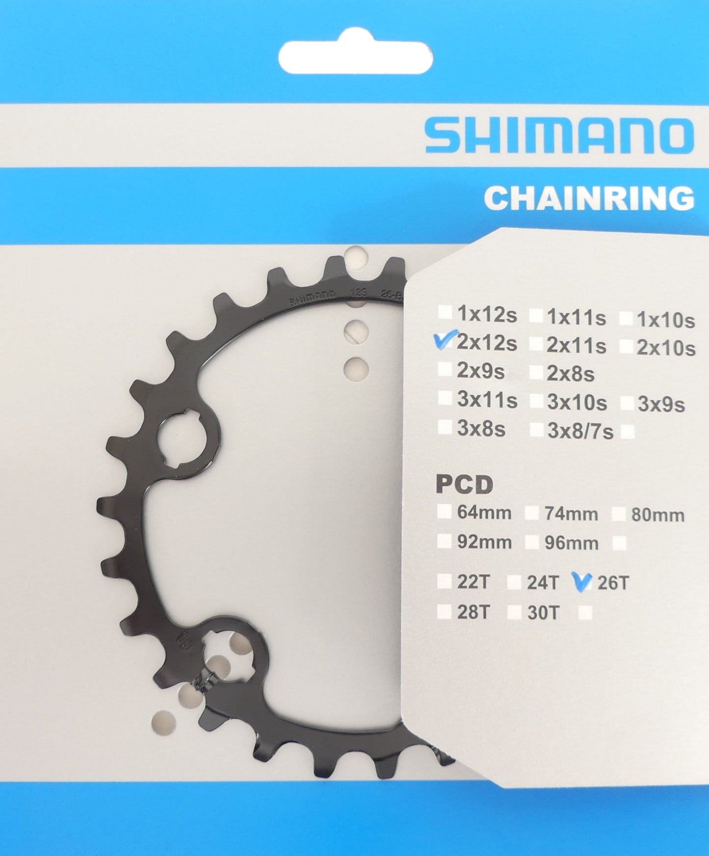 Shimano - catena Top 26T SLX FC -M7100 FC -M7120 - 12 Velocità