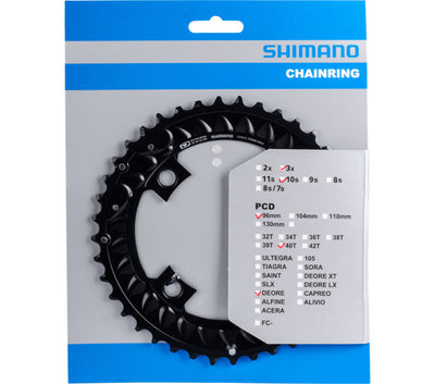 Shimano Chain Top DEORE 10V 40T BCD 96MM Y1WC98020 M6000