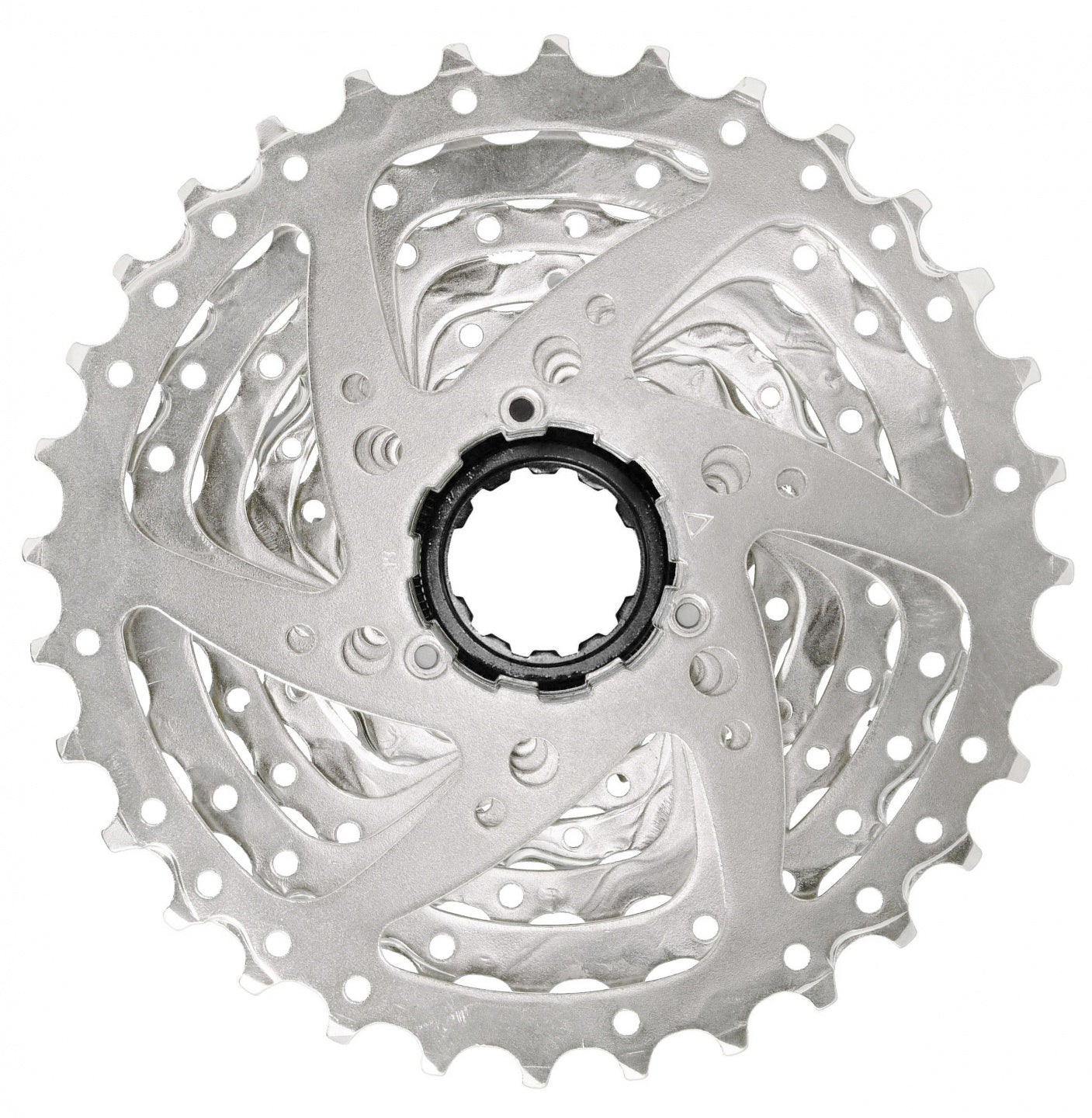 Sunrace CSM63 7 Speed ​​Cassette 12-28t in argento in scatola