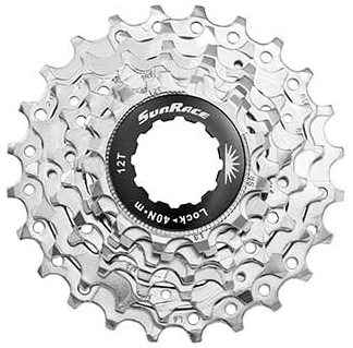 SunRace Cassette 7v 12-24T Nikkel