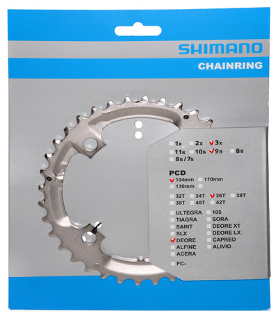 Shimano blad 36t 9v 4-arm y1j898080