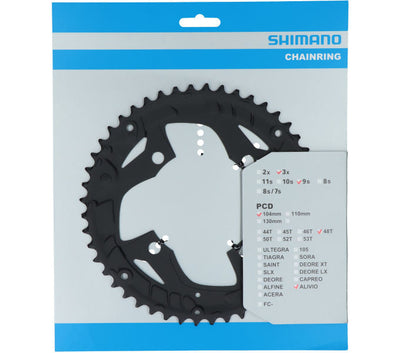 Shimano Chain Top Alivio FC-T4060 Black (per 48-38-28T)