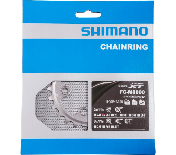 Shimano kettingblad Deore XT 11V 26T Y1RL26000 M8000