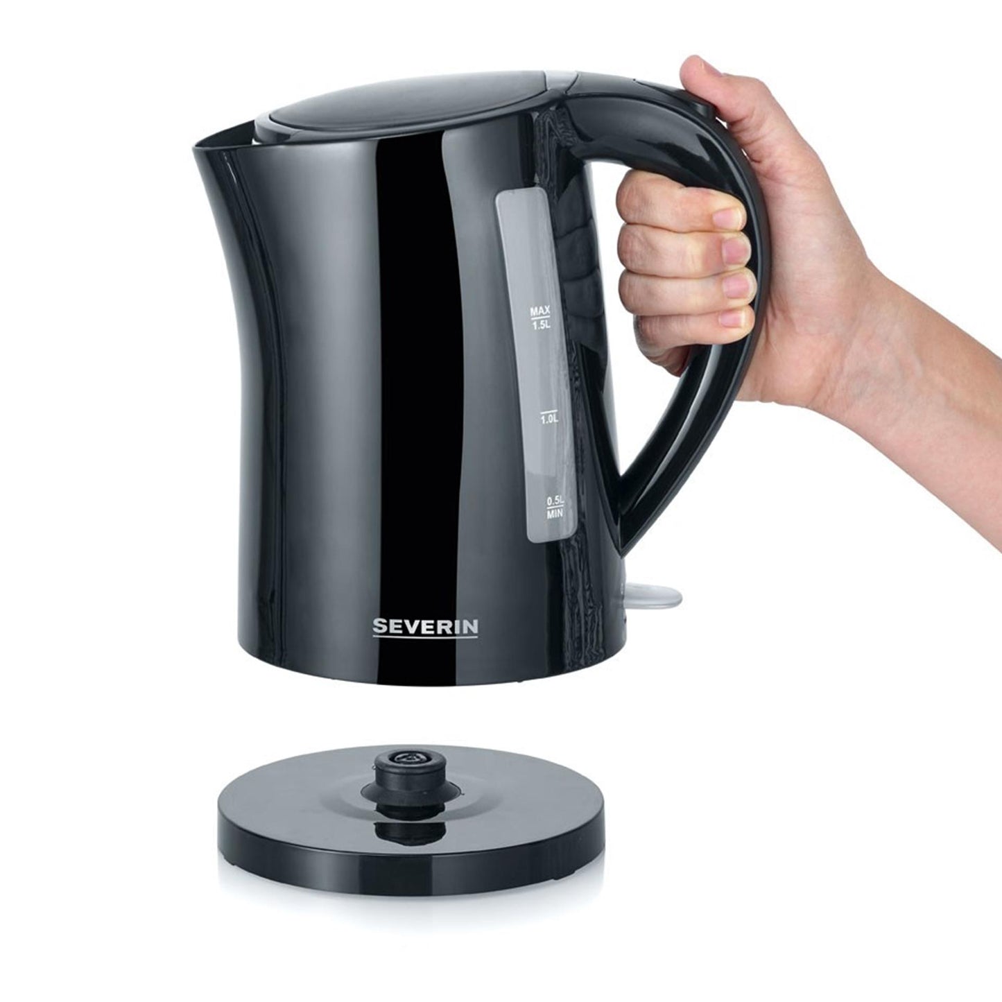 Severin Kettle 2200W 1,5 L Coppa del Mondo nero 3498