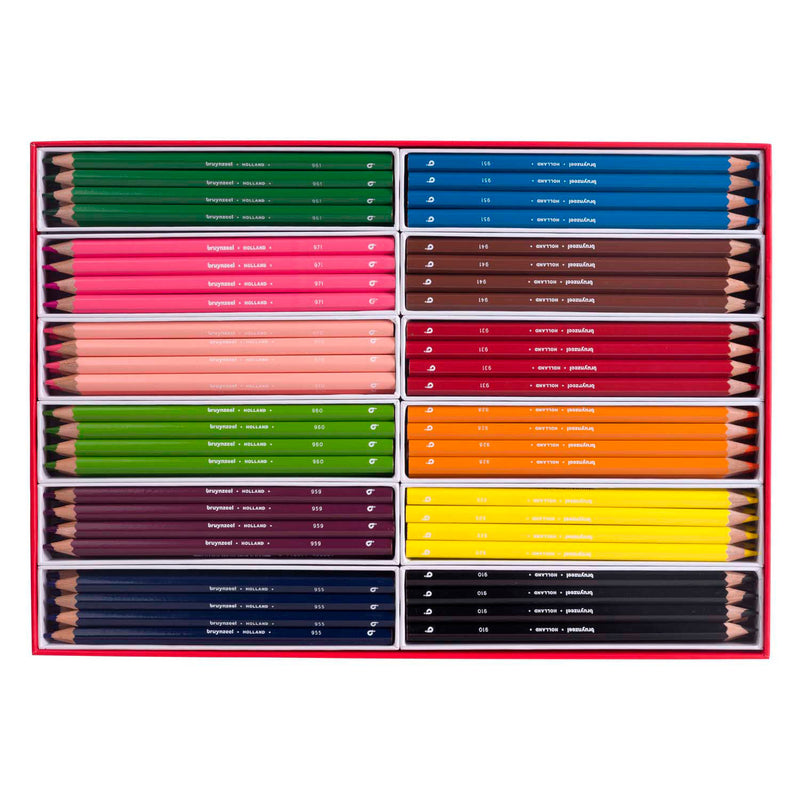 Set di matite color bruynzeel mega, colori 12x12