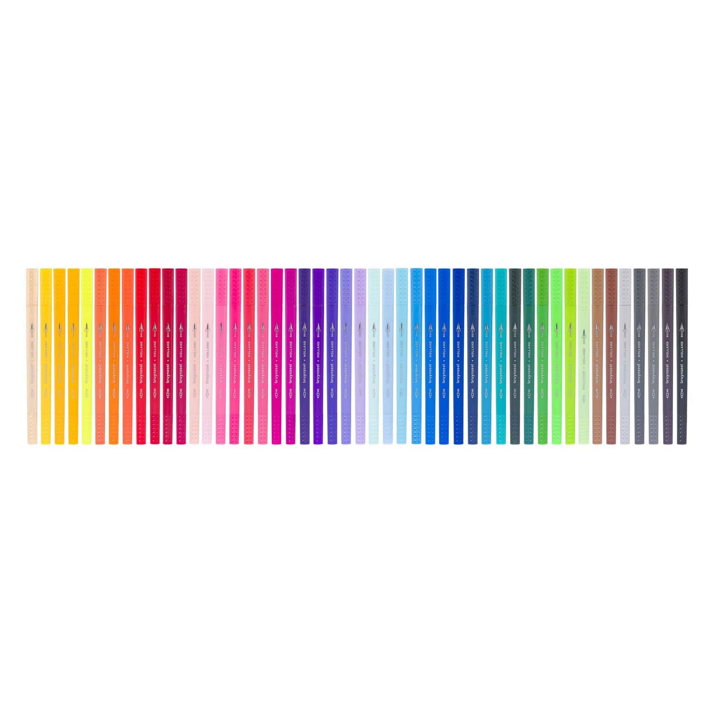 Bruynzeel Creatives Fineliner Brushpen Set 48 Colors