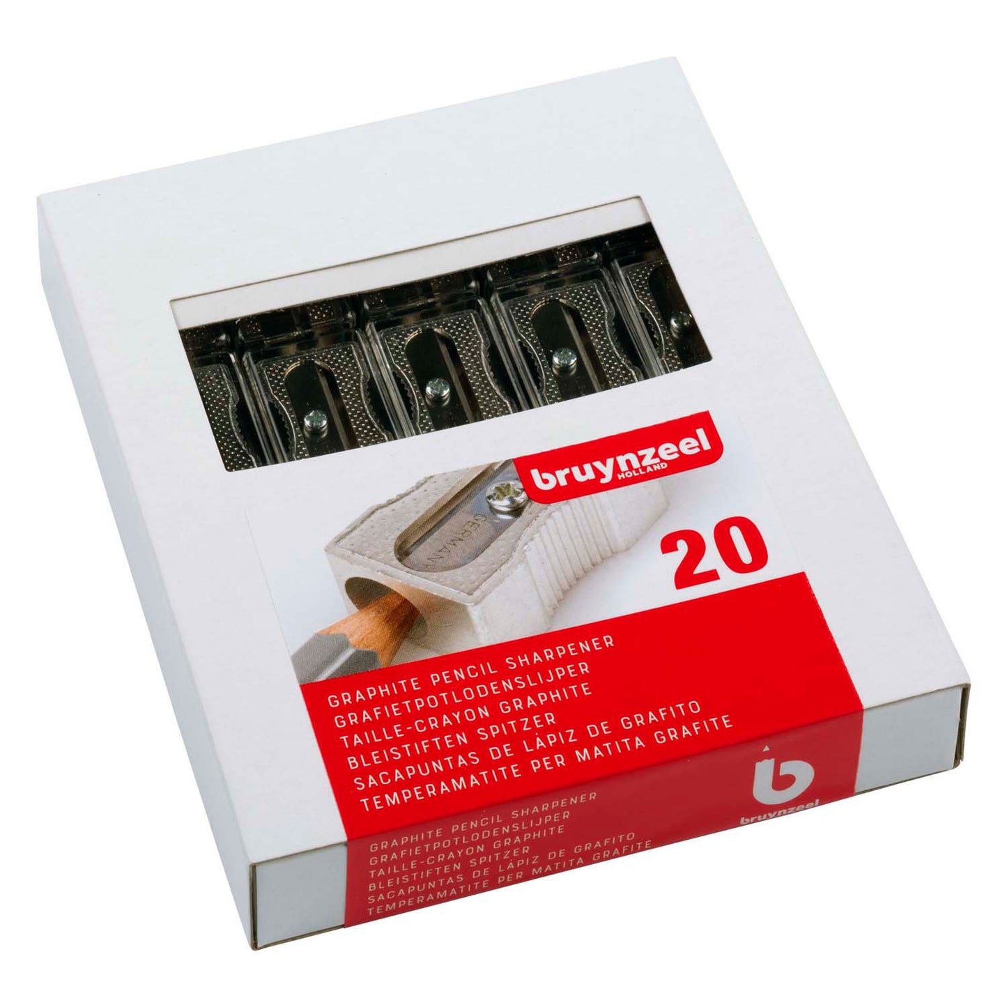 Bruynzeel graphite pencil sharpener box 20