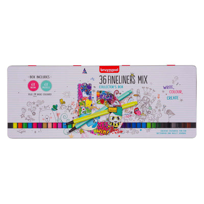 Bruynzeel Fineliner Set 36 Colors