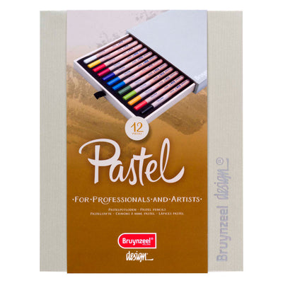 Bruynzeel Design Pastel Pencil Box, 12 colori